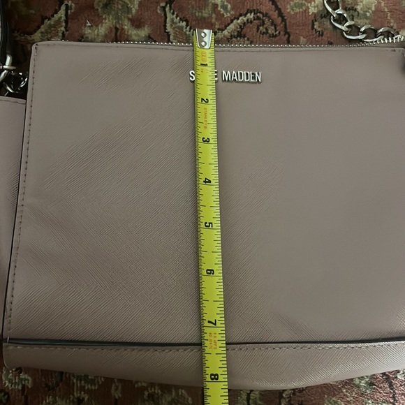 STEVE MADDEN Blush neutral chain strap handbag purse - Picture 6 of 8